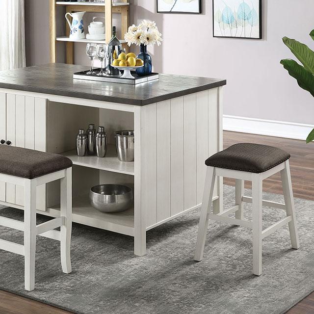 Heidelberg 4 Pc Counter Ht Table Set with Bench