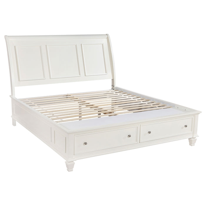 Sandy Beach Panel Platform Storage Bed