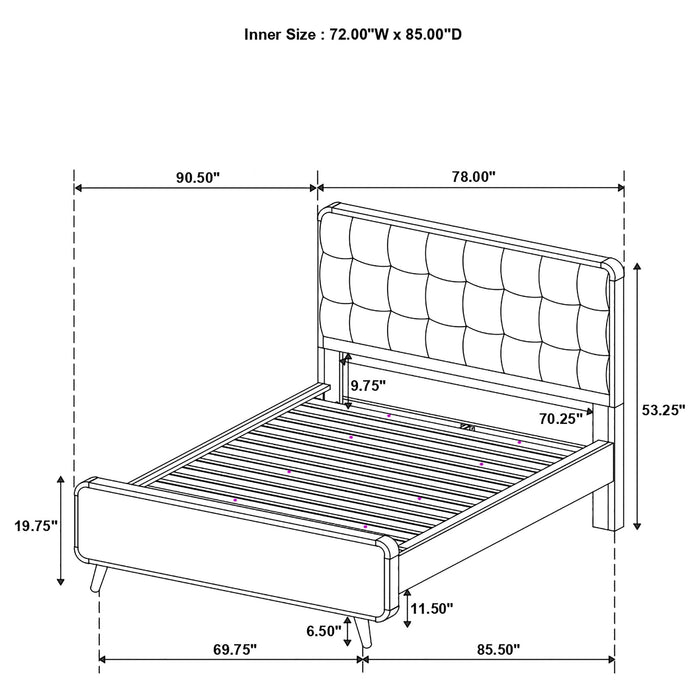 Robyn Panel Platform Bed