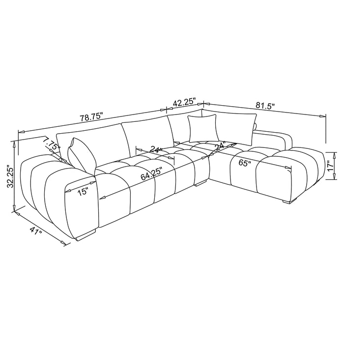Camacho Stationary Sectionals Upholstered