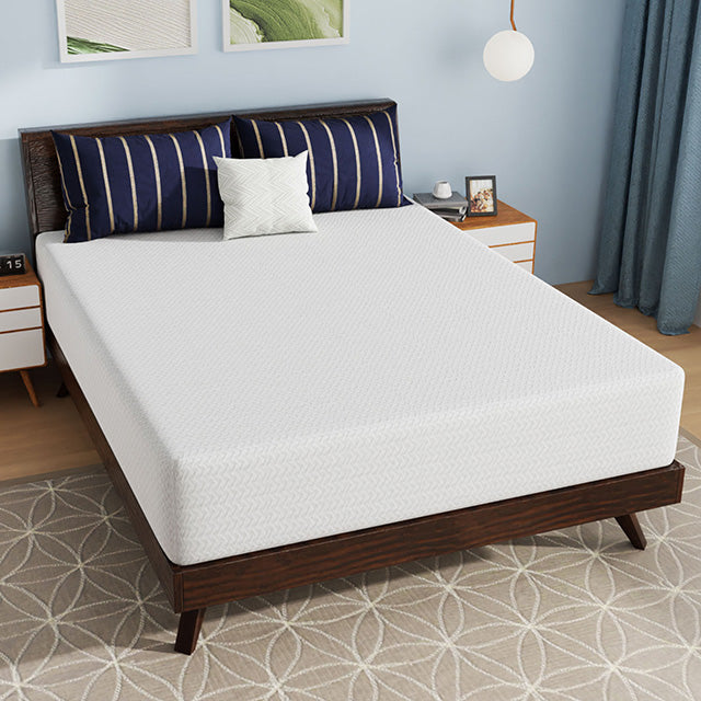 Nasturtium 12" Queen Bamboo Charcoal Infused Memory Foam