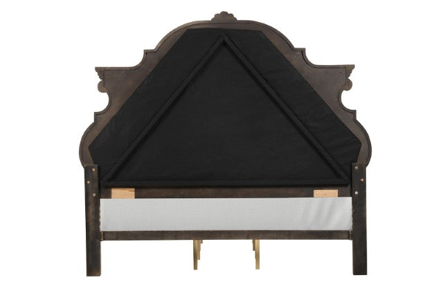 Leovanni 4 Pc Queen Bedroom Set Brown