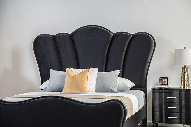 Melodi Parc Bed Black & Silver